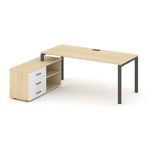 Style Project Direct Стол письменный с греденцией левой