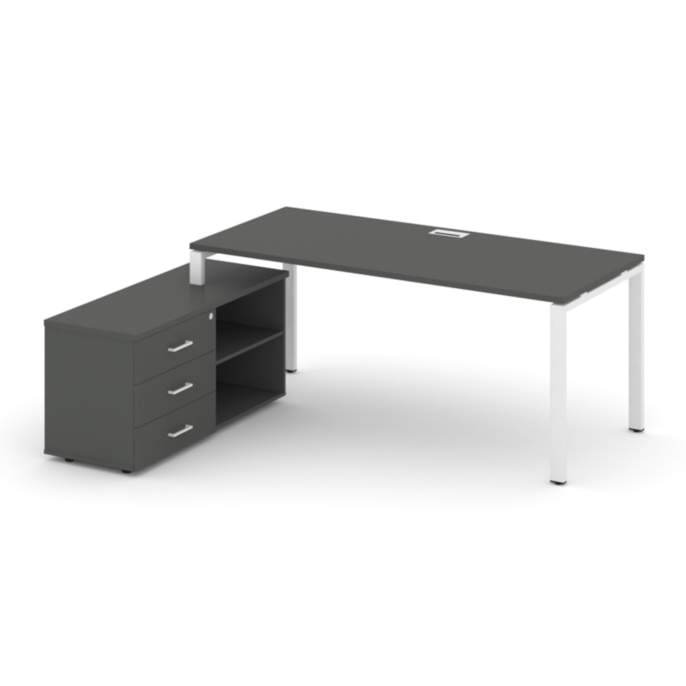 Style Project Direct Стол письменный с греденцией левой