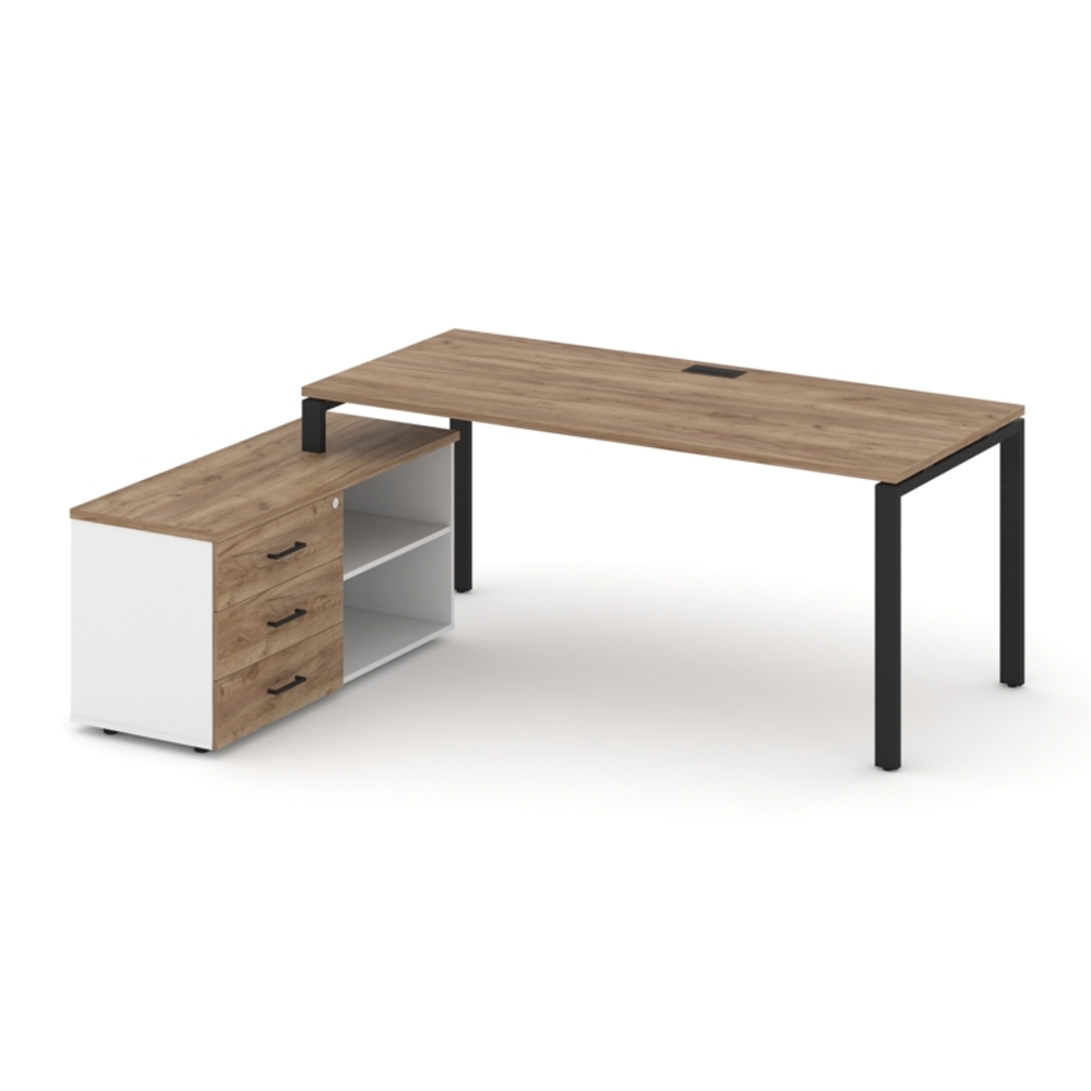 Style Project Direct Стол письменный с греденцией левой