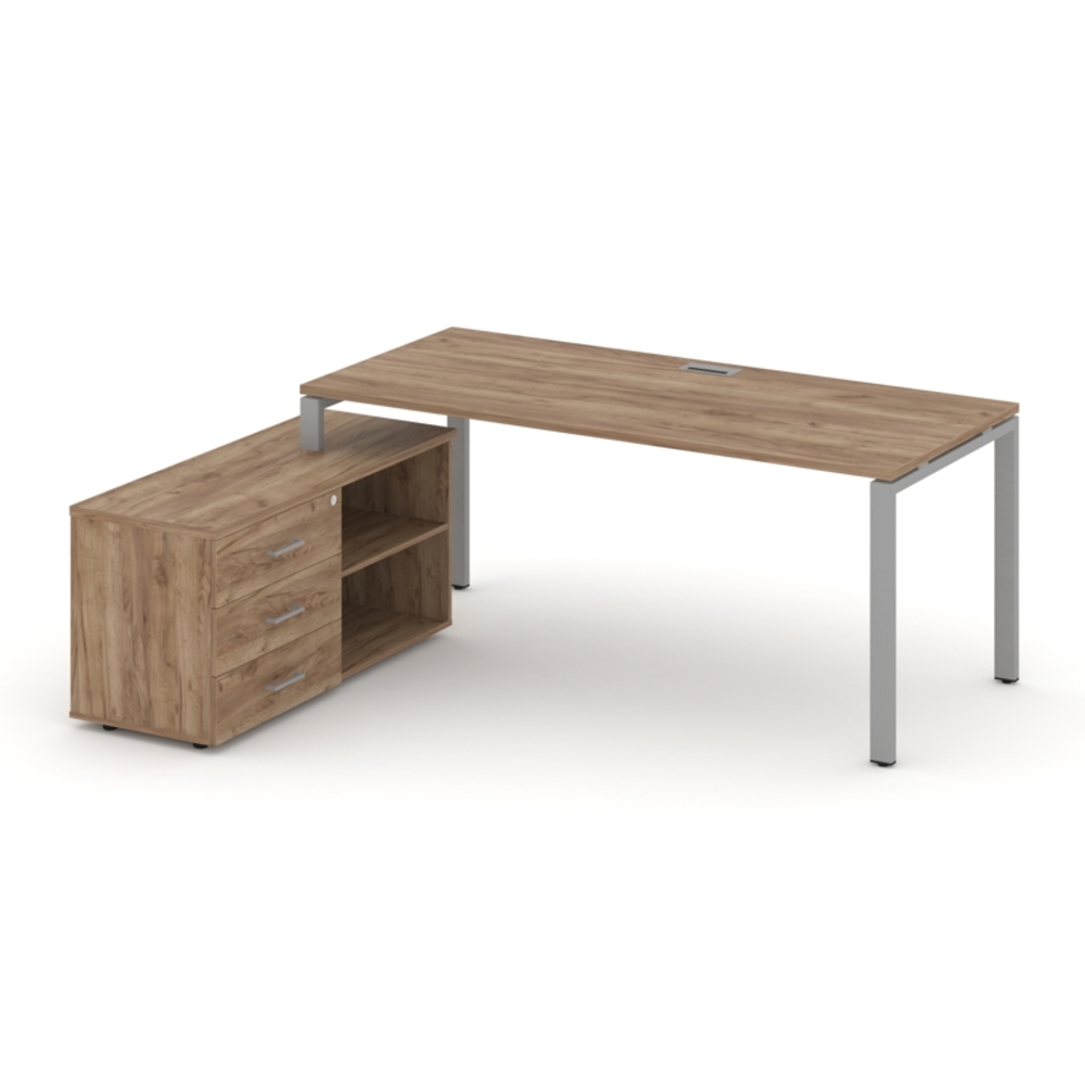 Style Project Direct Стол письменный с греденцией левой