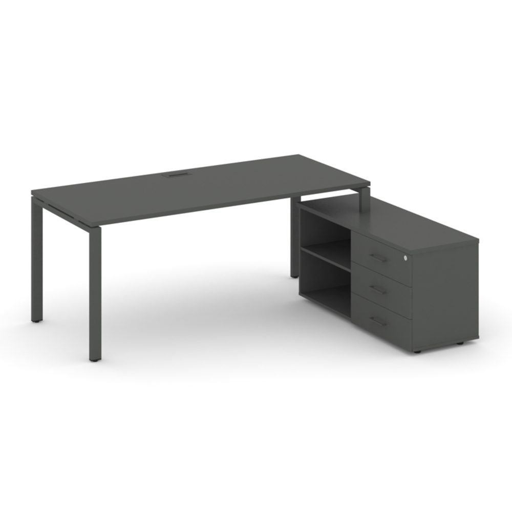 Style Project Direct Стол письменный с греденцией правой