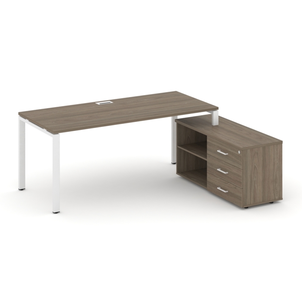 Style Project Direct Стол письменный с греденцией правой