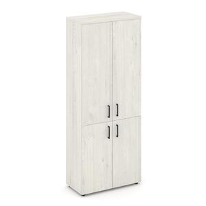 Шкаф высокий широкий (2 низких фасада ЛДСП + 2 средних фасада ЛДСП)