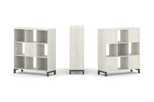 Набор стеллажа двухстороннего, 3 яруса