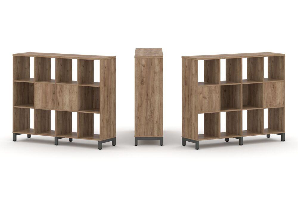 Набор стеллажа двухстороннего, 3 яруса