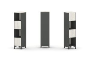 Набор стеллажа двухстороннего, 4 яруса