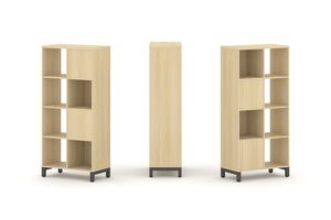 Набор стеллажа двухстороннего, 4 яруса