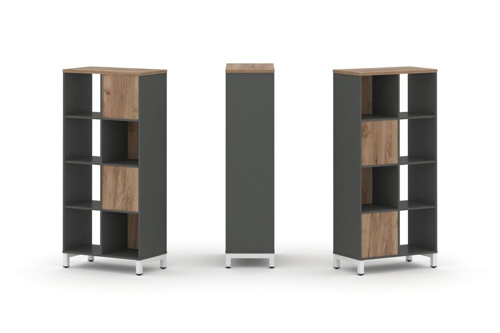 Набор стеллажа двухстороннего, 4 яруса