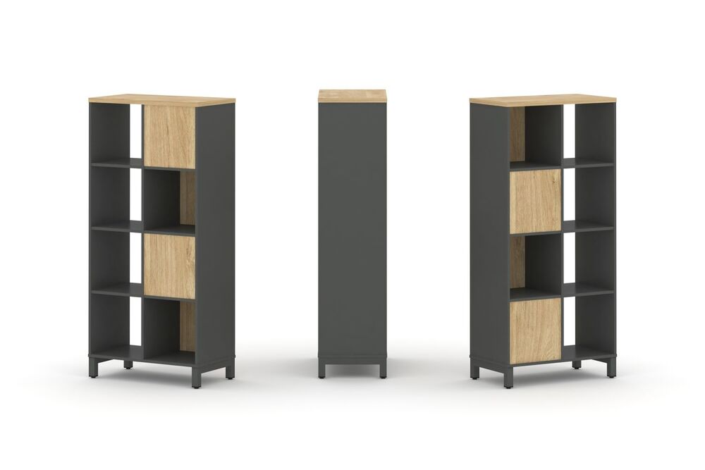 Набор стеллажа двухстороннего, 4 яруса