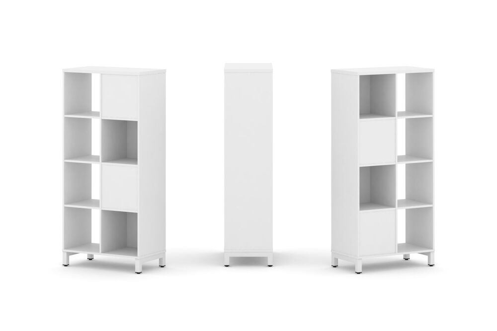 Набор стеллажа двухстороннего, 4 яруса