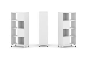 Набор стеллажа двухстороннего, 4 яруса