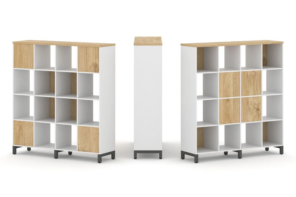 Набор стеллажа двухстороннего, 4 яруса