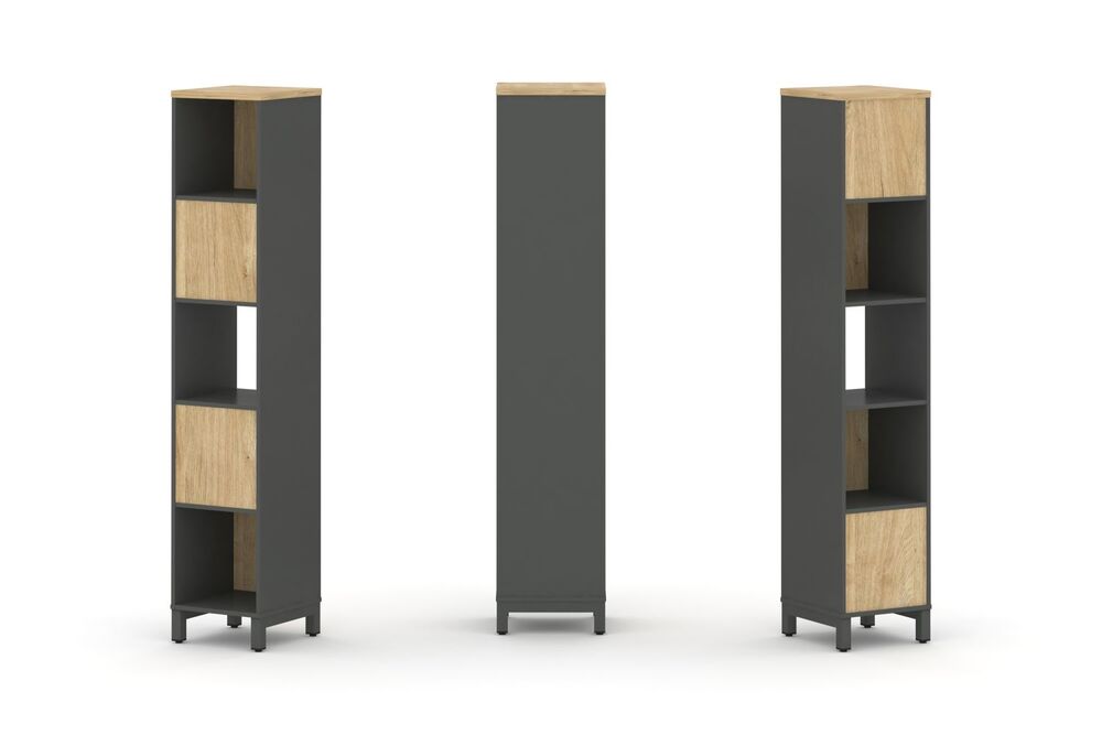 Набор стеллажа двухстороннего, 5 ярусов