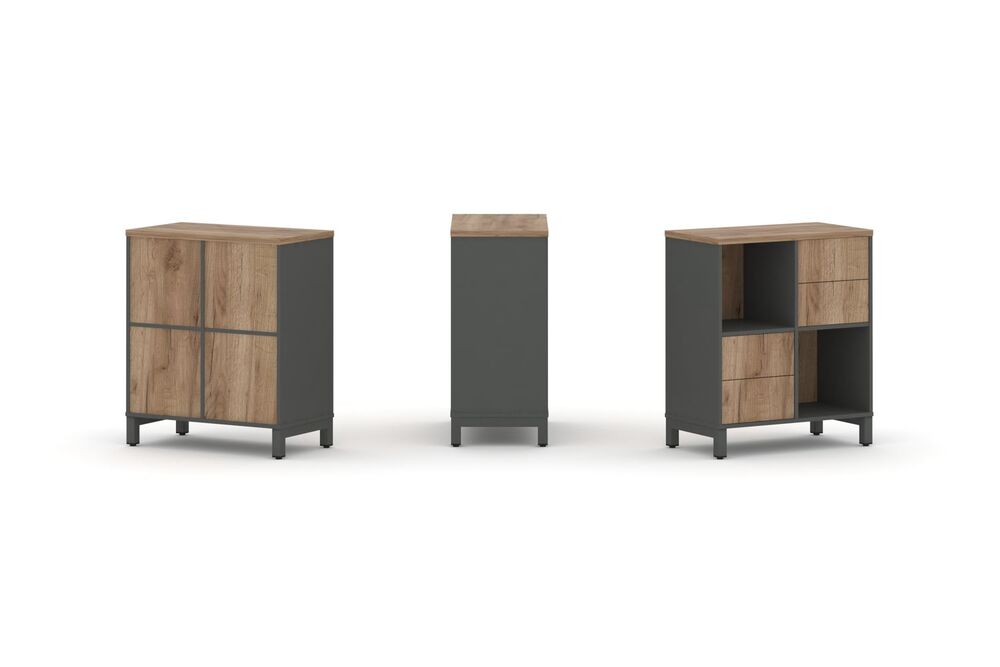 Набор стеллажа одностороннего, 2 яруса