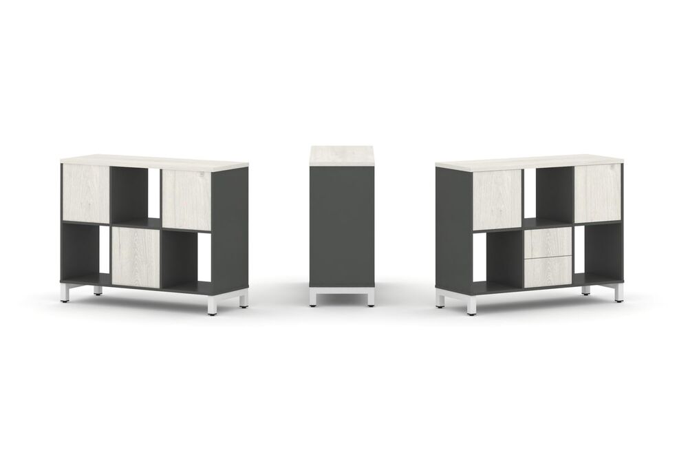 Набор стеллажа одностороннего, 2 яруса