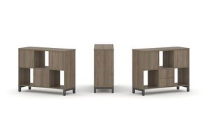 Набор стеллажа одностороннего, 2 яруса