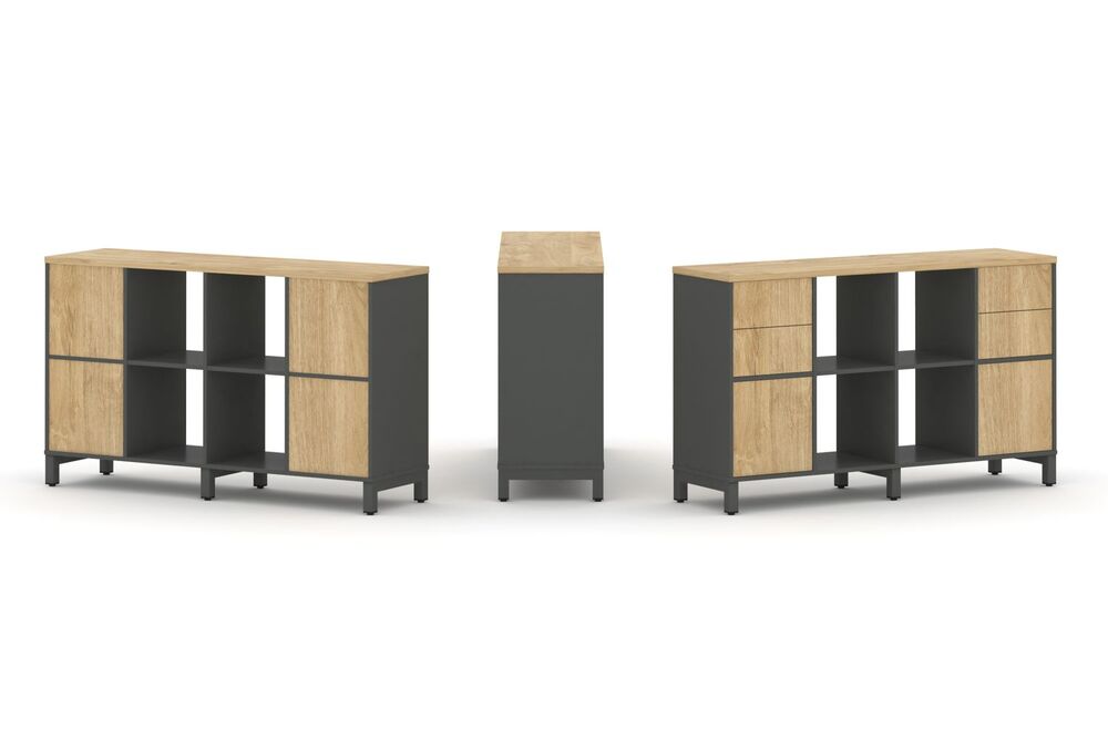 Набор стеллажа одностороннего, 2 яруса