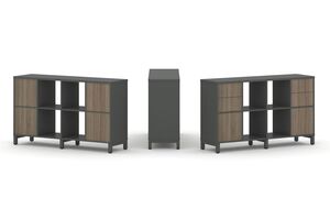 Набор стеллажа одностороннего, 2 яруса