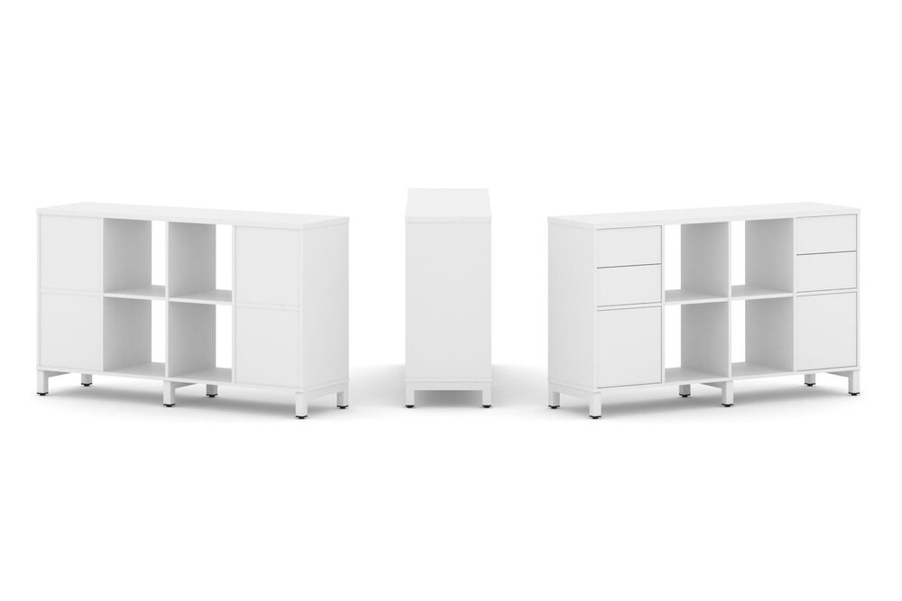 Набор стеллажа одностороннего, 2 яруса