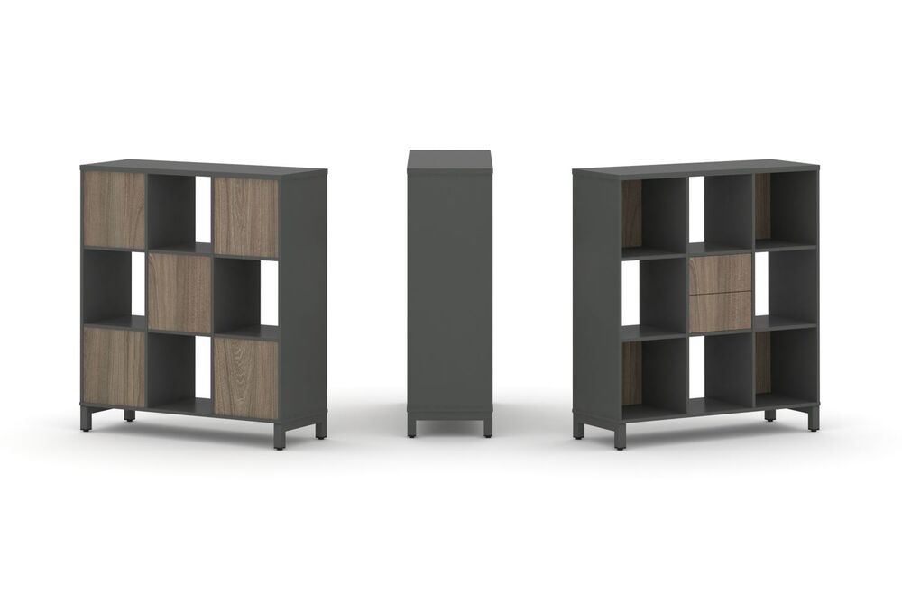 Набор стеллажа одностороннего, 3 яруса