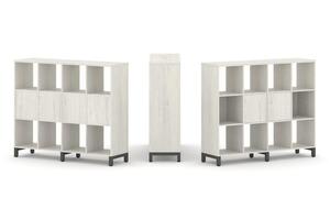 Набор стеллажа одностороннего, 3 яруса