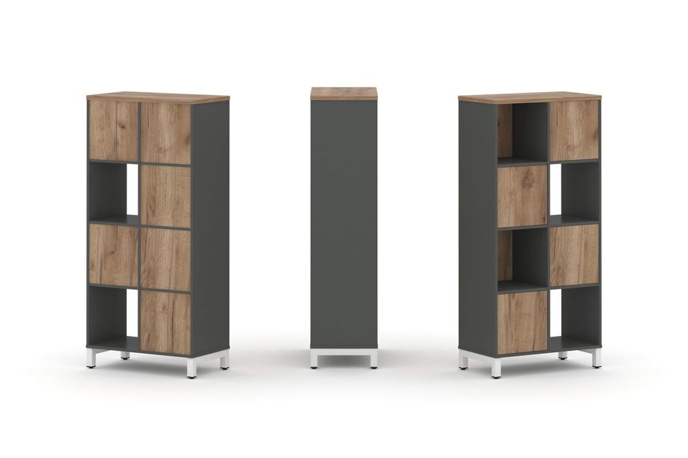 Набор стеллажа одностороннего, 4 яруса