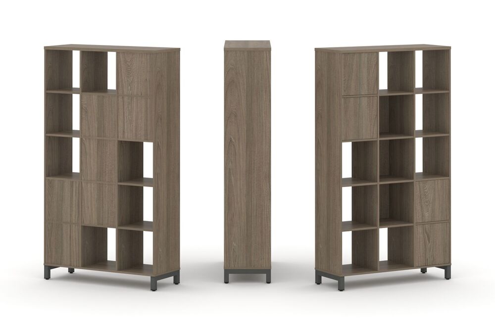 Набор стеллажа одностороннего, 5 ярусов