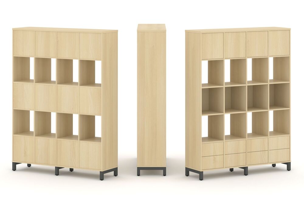 Набор стеллажа одностороннего, 5 ярусов