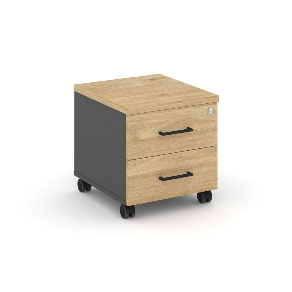 Тумба мобильная 2 ящика