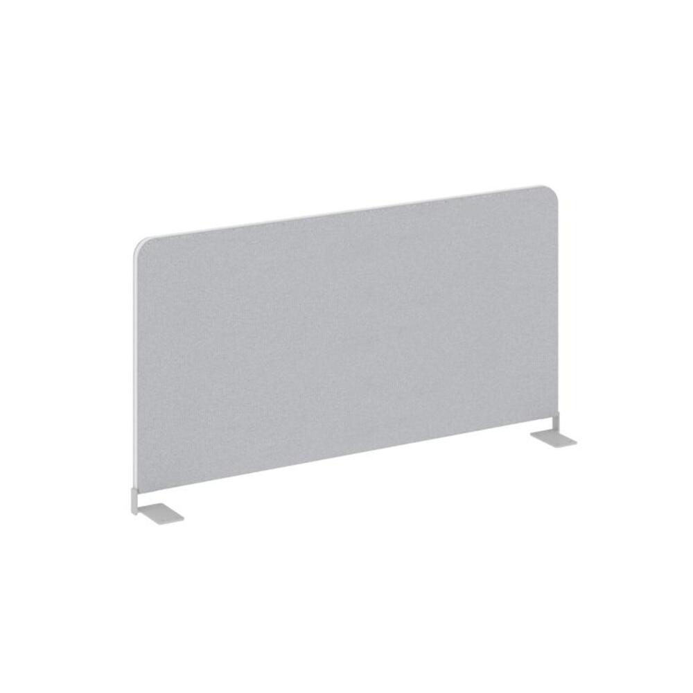Настольный экран боковой (тканевый с алюминиевым кантом двойной)