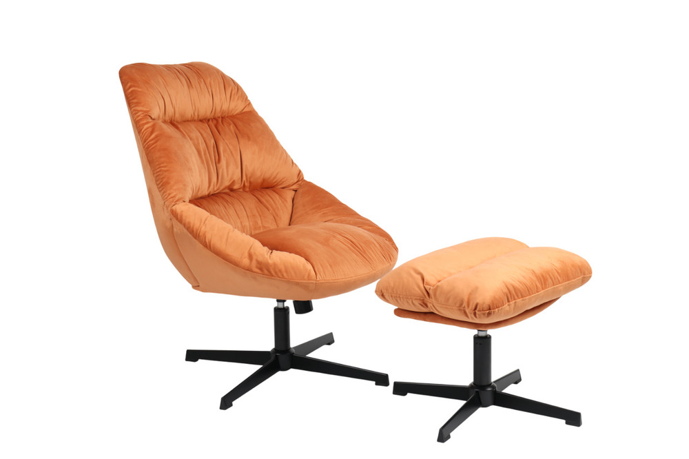 Кресло с оттоманкой