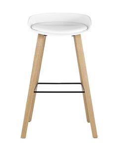 Стул барный LIBRA SOFT БЕЛЫЙ 2 шт