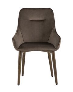 Стул Диана велюр коричневый 4 шт