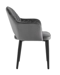 Стул Венера диамант велюр серый 2 шт