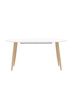 Стол обеденный Берген раскладной 160-190-220*90 белый