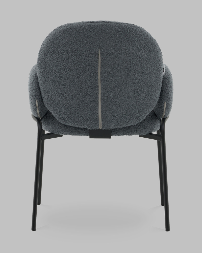 Стул с подлокотниками букле