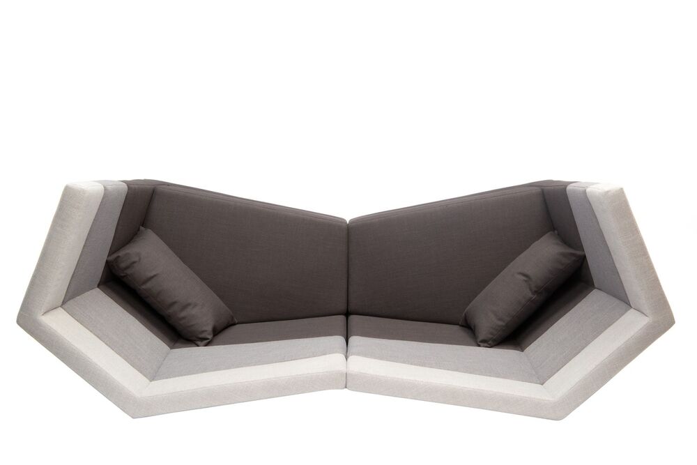 Модульный диван двухместный h.1380 с высокой спинкой