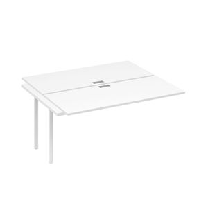 Секция стола рабочей станции на металлокаркасе DUE (2х160)