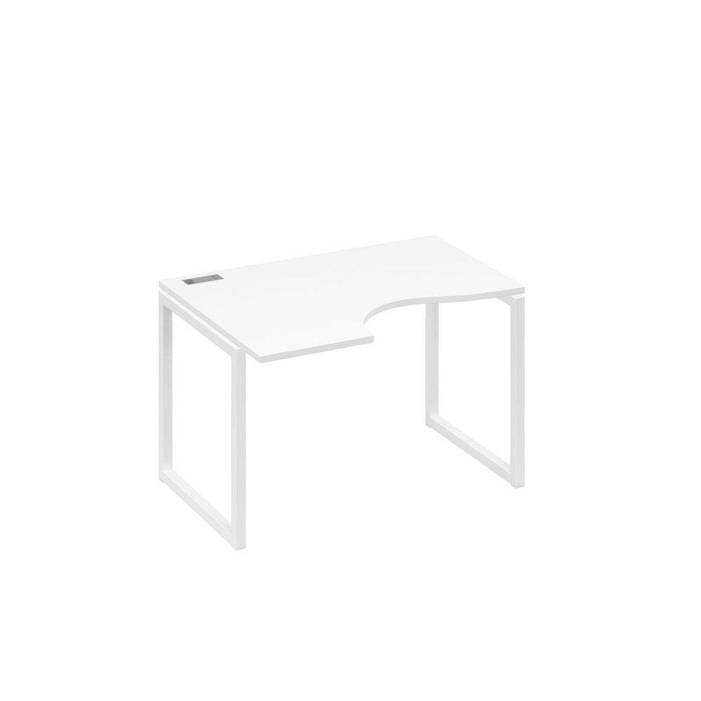 Стол эргономичный левый "Классика" на металлокаркасе QUATTRO