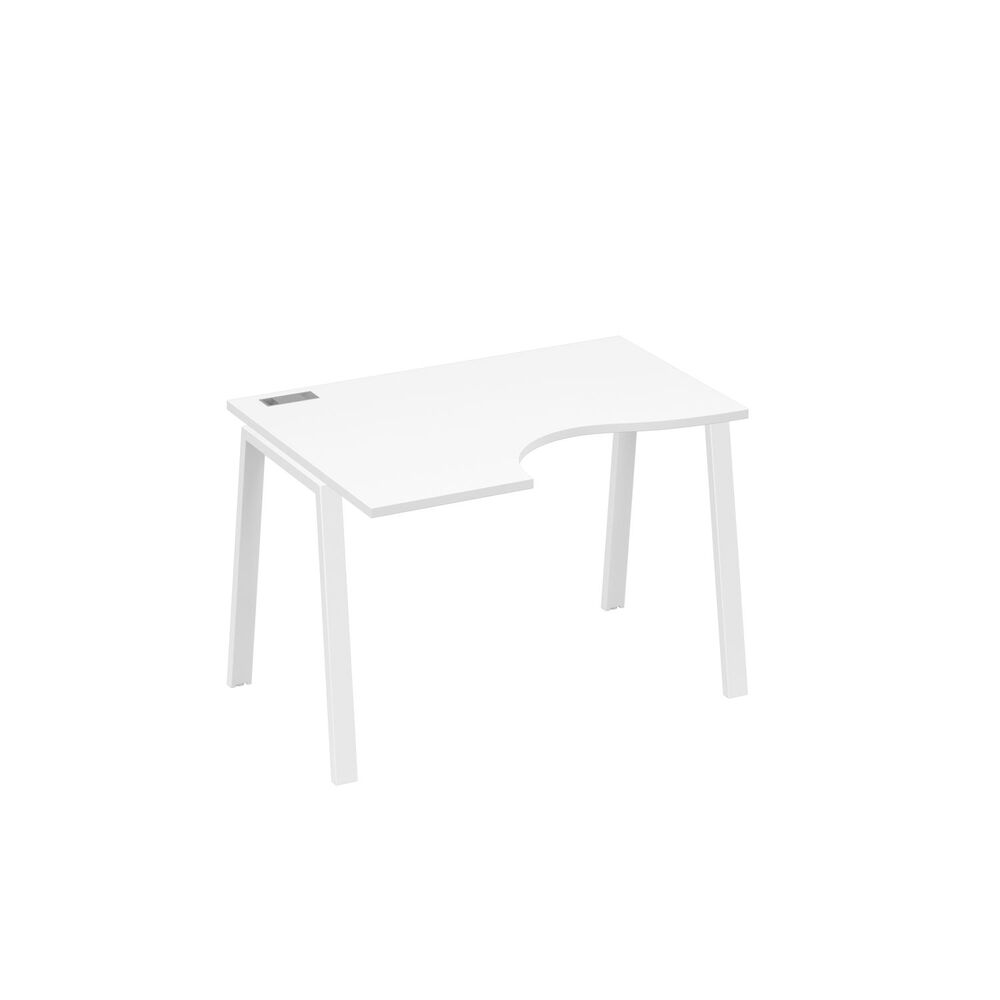 Стол эргономичный левый "Классика" на металлокаркасе TRE