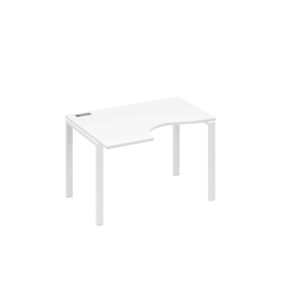 Стол эргономичный левый "Классика" на металлокаркасе UNO