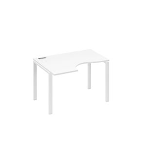 Стол эргономичный левый "Классика" на металлокаркасе UNO