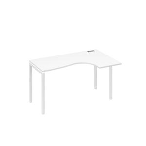 Стол эргономичный правый "Классика" на металлокаркасе DUE