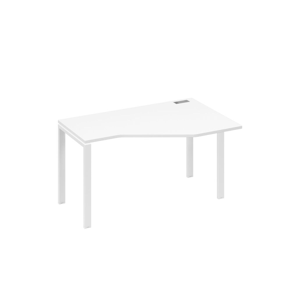 Стол эргономичный правый "Техно" на металлокаркасе UNO