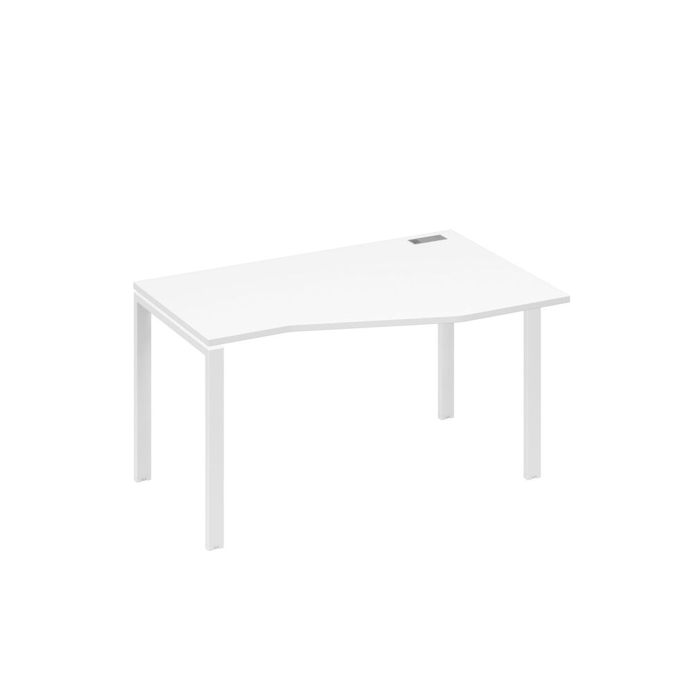 Стол эргономичный правый "Техно" на металлокаркасе UNO