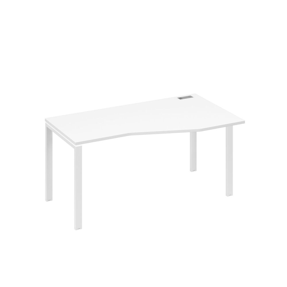 Стол эргономичный правый "Техно" на металлокаркасе UNO