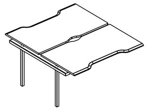 Секция станции 2х120 Симметрия каркас МТ 1 скос