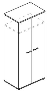 Шкаф для одежды глубокий (топ ДСП)