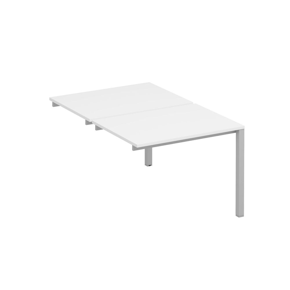 Секция стола рабочей станции на металлокаркасе КФ (2х100)