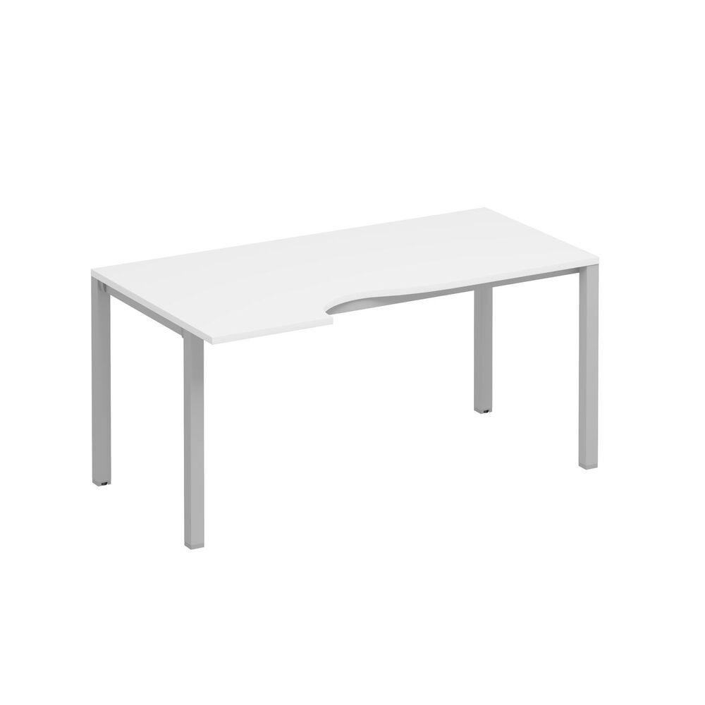 Стол эргономичный левый на металлокаркасе КФ